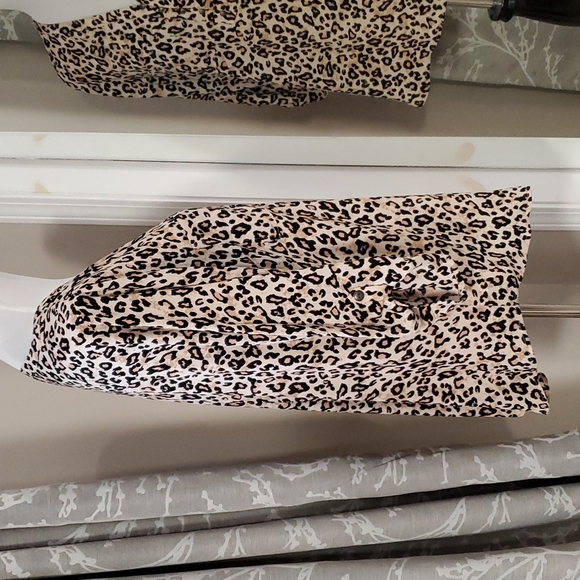 Maurices Cheetah Print Blouse - Picture 2 of 6